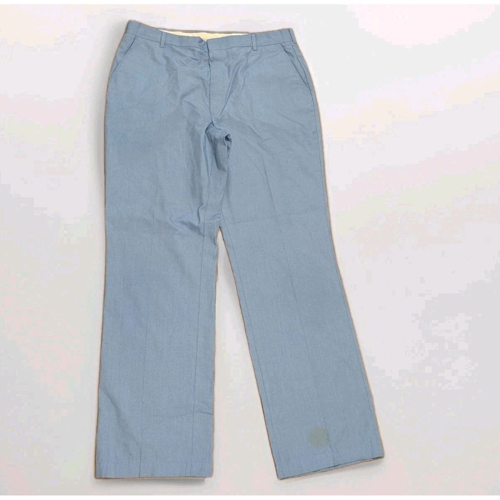Coastal Preppy Vintage‎ Light Blue Dress Pants Mens 35x32 Quiet Luxury